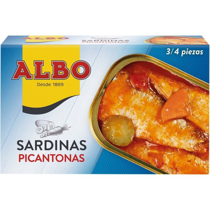 SARDINAS PICANTONAS, 85G ALBO