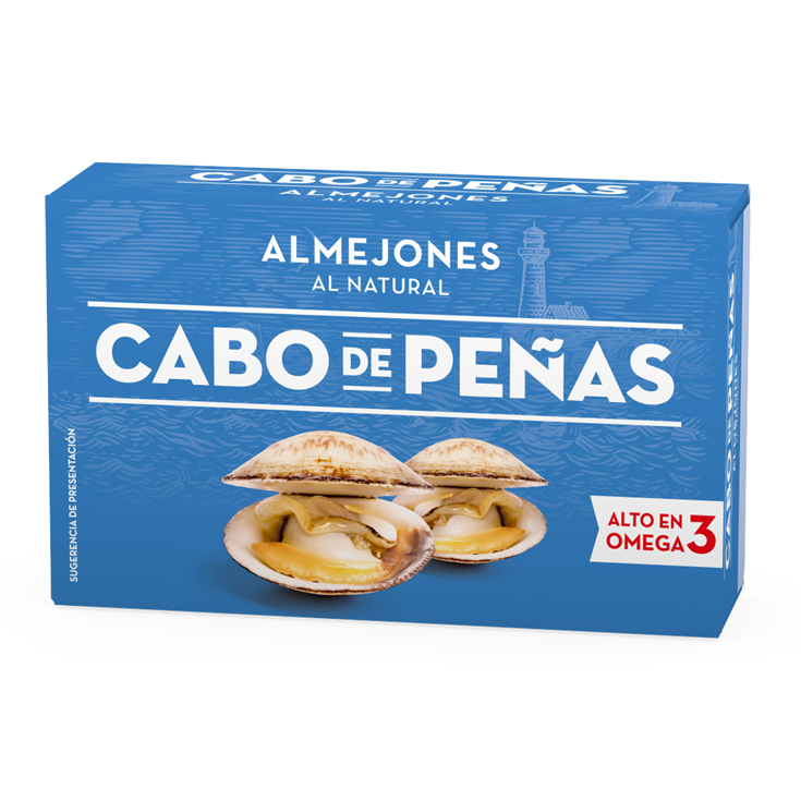 ALMEJON AL NATURAL, 63G CABO DE PEÑAS