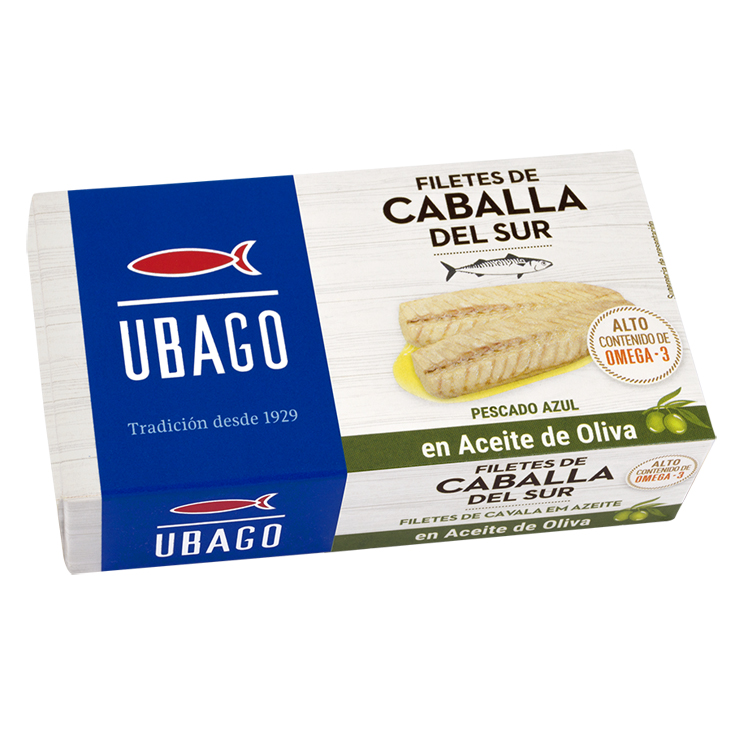 CABALLA DEL SUR EN ACEITE OLIVA, 85GR UBAGO