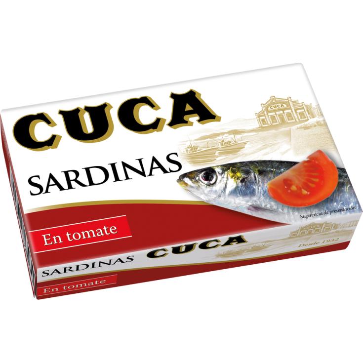 SARDINAS EN TOMATE, 80GR CUCA