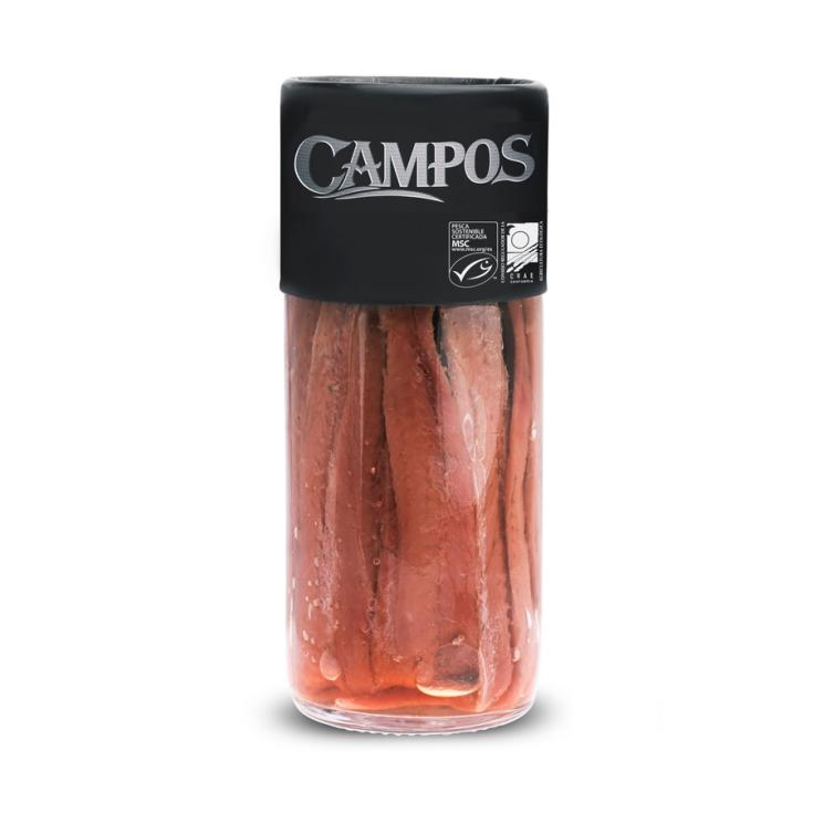 ANCHOAS CANTABRICO ACEITE OLIVA, 100G CAMPOS