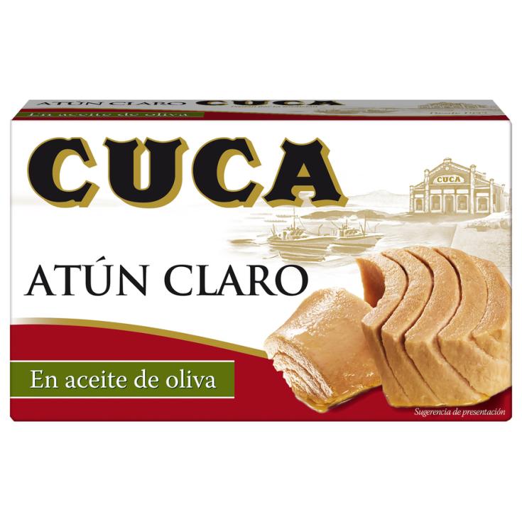 ATUN CLARO EN ACEITE DE OLIVA, 82GR CUCA