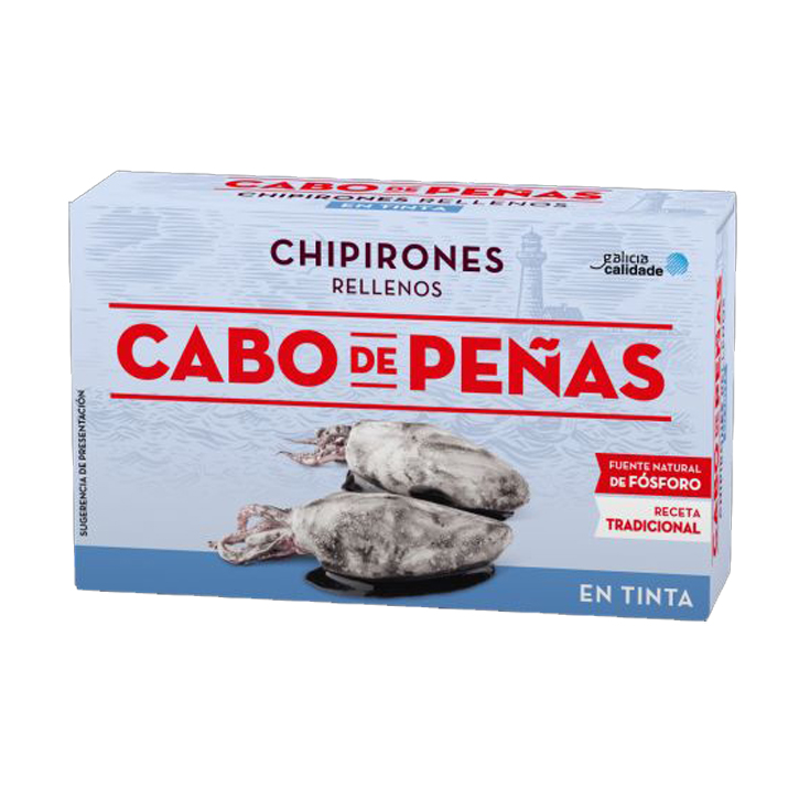 CHIPIRON EN SU TINTA, 115G CABO DE PEÑAS