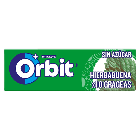 CHICLES HIERBABUENA, 14G ORBIT