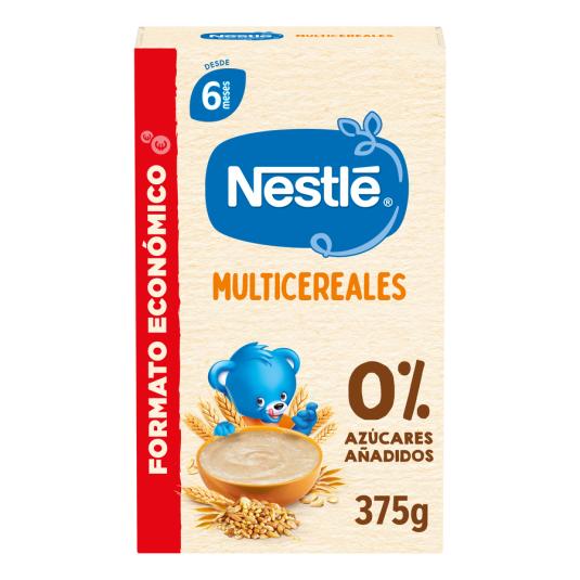 PAPILLA MULTICEREAL CON GALLETA, 375G NESTLE