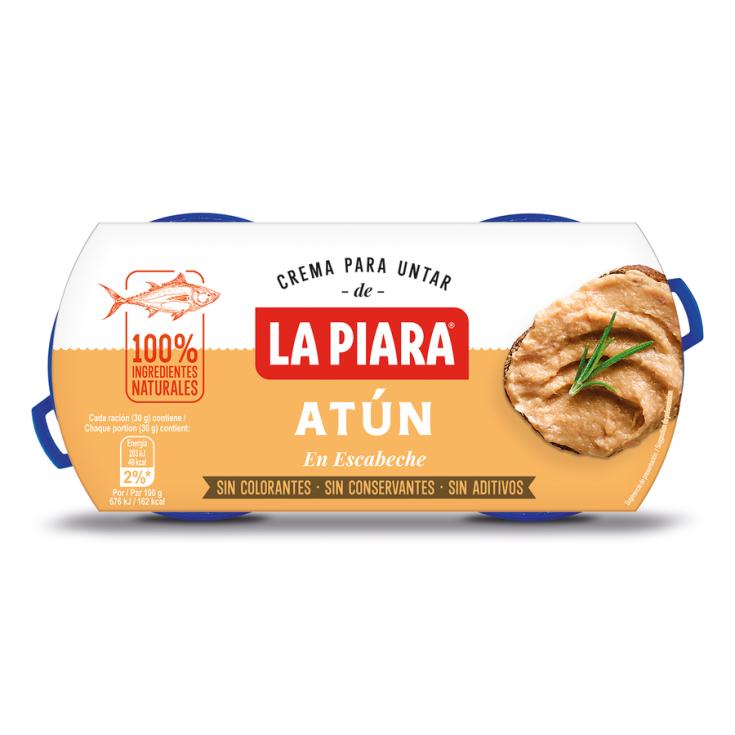 PATE DE ATUN EN ESCABECHE, 2X102G LA PIARA