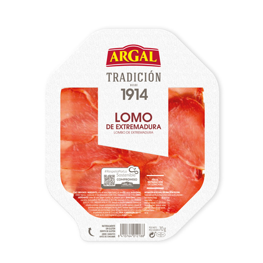 PLATO LOMO EMBUCHADO , 70G ARGAL