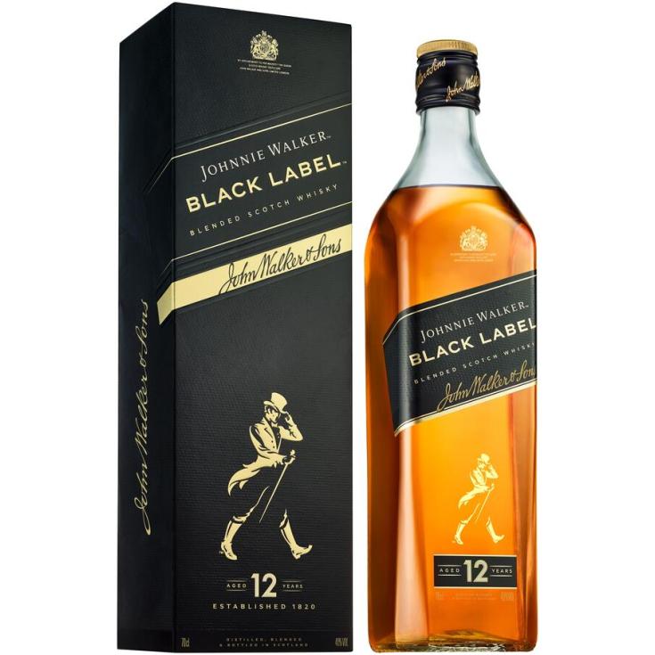 WHISKY BLACK LABEL, 70CL JOHNNIE WALKER