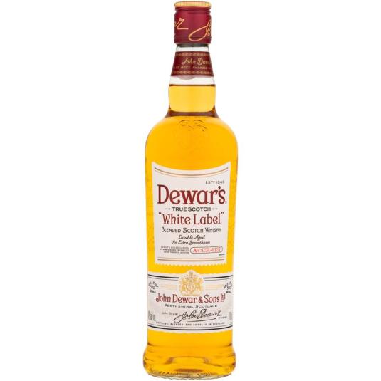 WHISKY WHITE LABEL SCOTCH, 70CL DEWARS