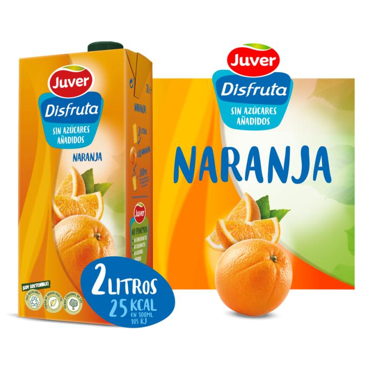 NECTAR DE NARANJA SIN AZUCAR DISFRUTA, 2L JUVER