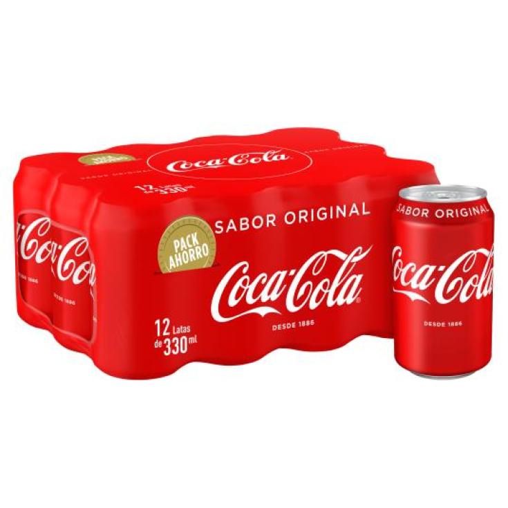 REFRESCO DE COLA, 12X330ML COCA COLA