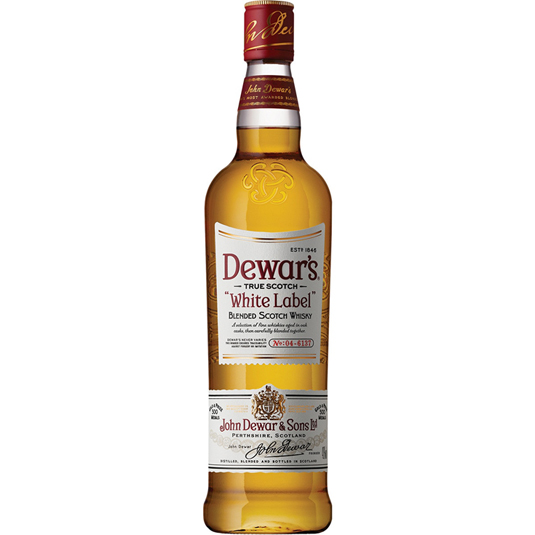 WHISKY ESCOCÉS WHITE LABEL, 1L DEWARS