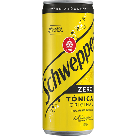 TONICA ZERO, LATA 33CL SCHWEPPES