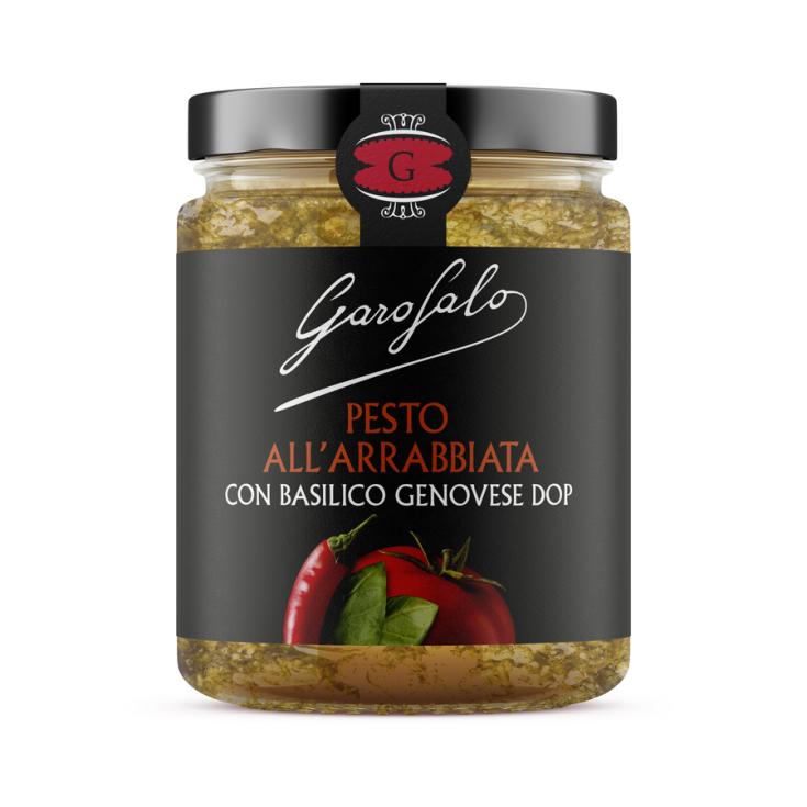 SALSA PESTO ALLARRABBIATA, 175G GAROFALO