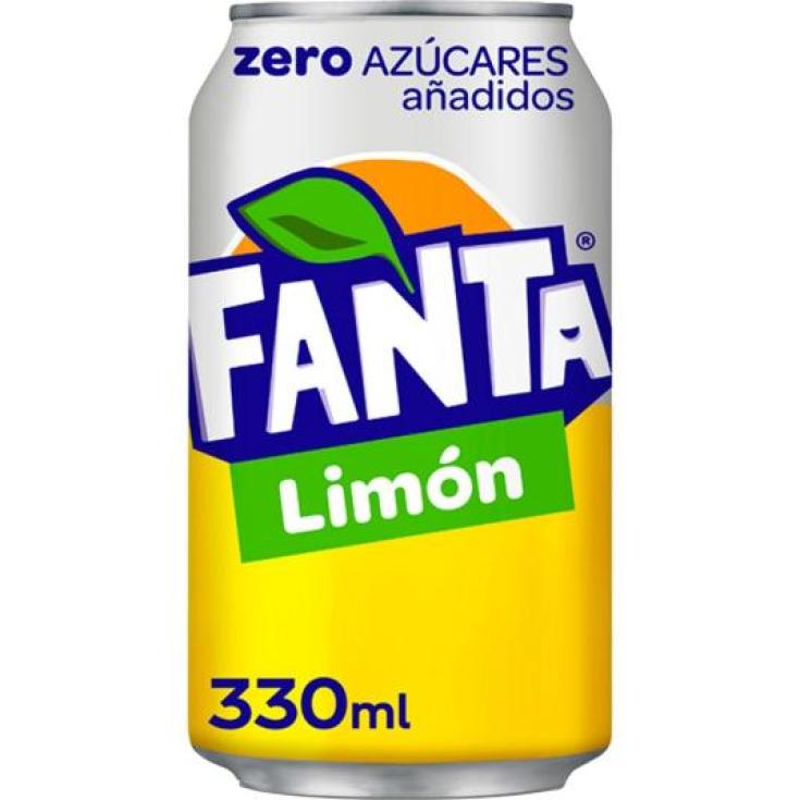 REFRESCO DE LIMON ZERO, 330ML FANTA