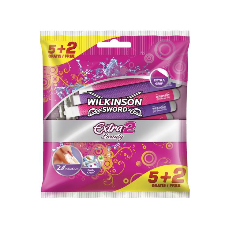 MAQUINA DESECHABLE EXTRA2 BEAUTY, 5+2UD WILKINSON