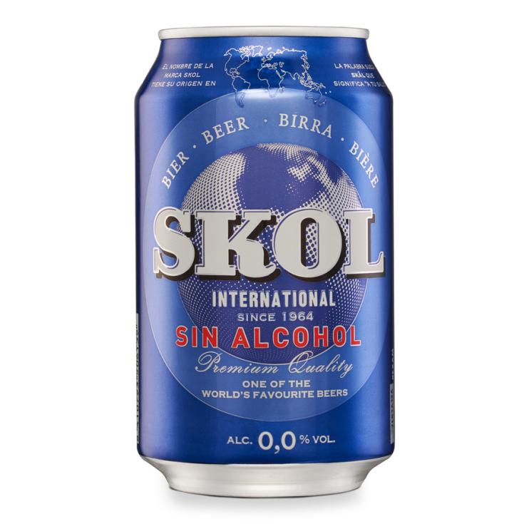 CERVEZA SIN, 330ML SKOL