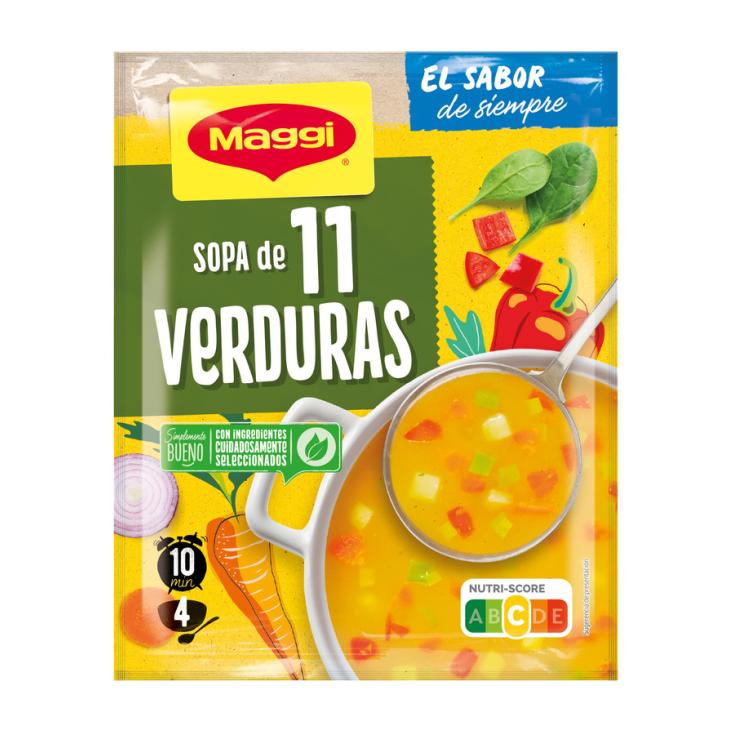 SOPA DE 11 VERDURAS, 53G MAGGI