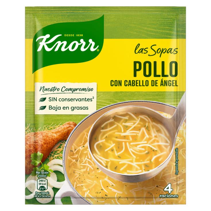 SOPA POLLO CON CABELLO ANGEL, 74GR KNORR