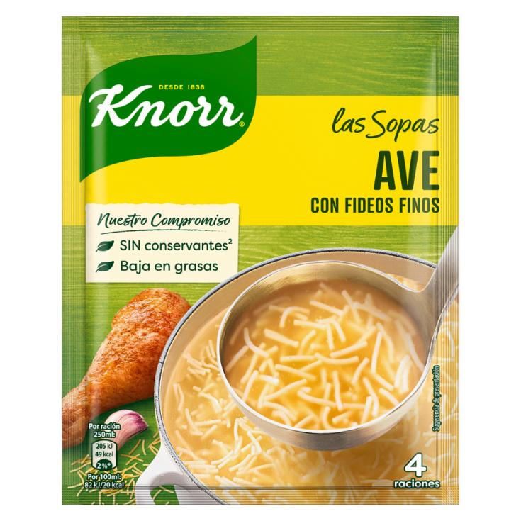 SOPA DE AVE CON FIDEOS, 61GR KNORR