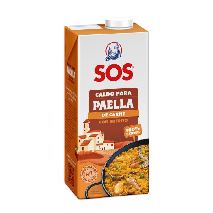 CALDO DE PAELLA DE CARNE, 1L SOS