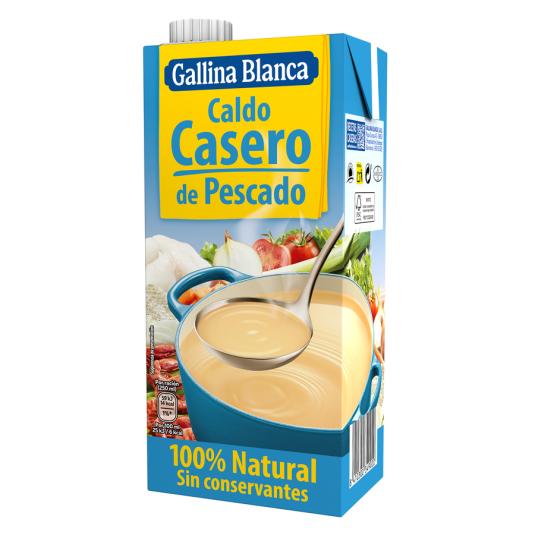CALDO CASERO DE PESCADO, 1L GALLINA BLANCA