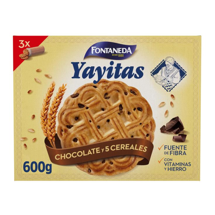 GALLETAS YAYITAS CON CHOCOLATE, 600G FONTANEDA