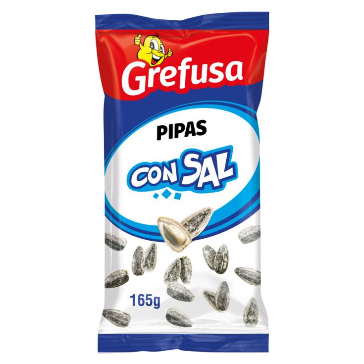 PIPAS CON SAL, 165GR GREFUSA