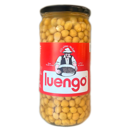 GARBANZO COCIDO XL, 530G LEGUMBRES LUENGO