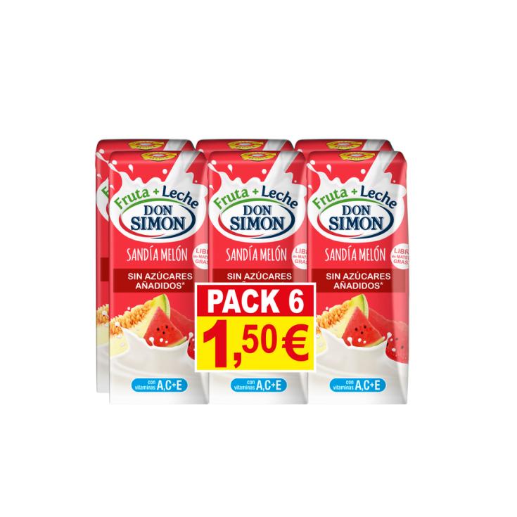 ZUMO TROPICAL CON LECHE S/AZUC, 6X200ML DON SIMON