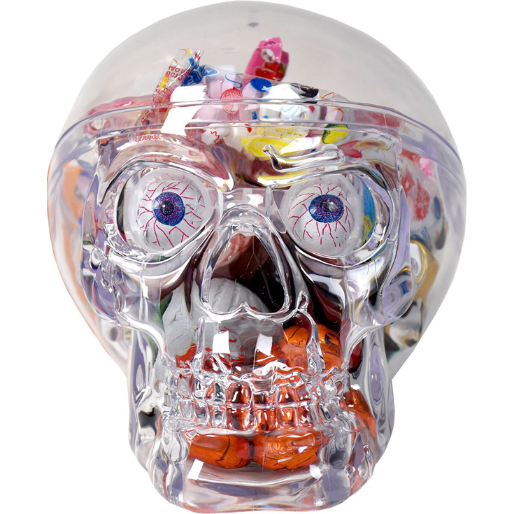 CALAVERA DE CRISTAL HALLOWEEN, 200G MIGUELAÑEZ