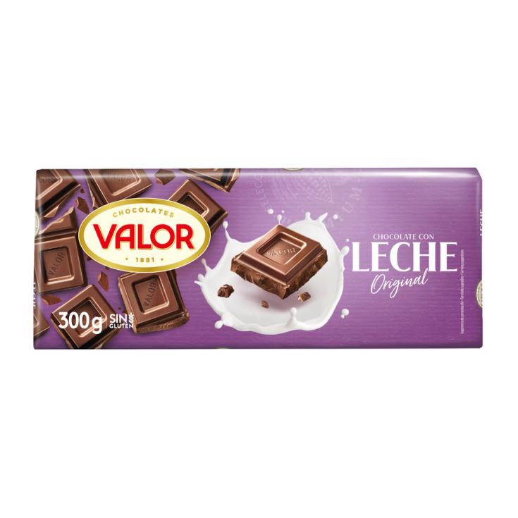 Tableta chocolate Valor con leche 300g