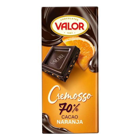 CHOCOLATE CREMOSO NEGRO 85, 90G VALOR
