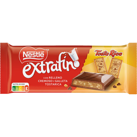 CHOCOLATE EXTRAFINO TOSTARICA, 84G NESTLE