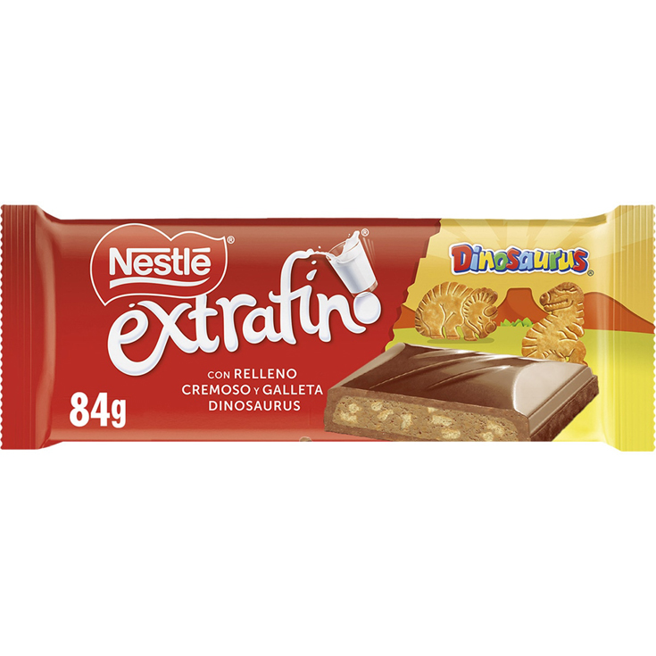 CHOCOLATE EXTRAFINO DINOSAURUS, 84G NESTLE