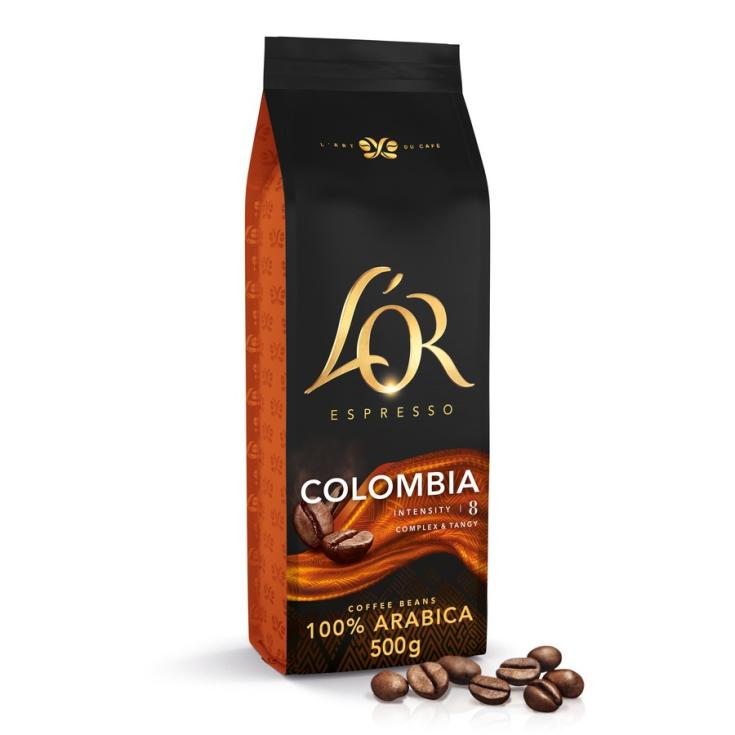 CAFE EN GRANO COLOMBIA, 500GR L'OR