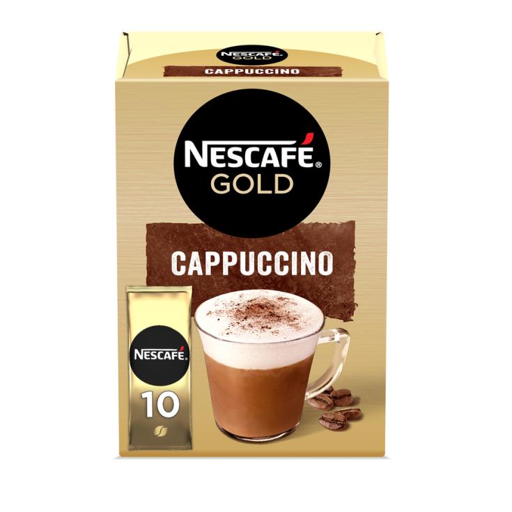 CAFE SOLUBLE CAPPUCCINO, 10 SOBRES NESCAFE