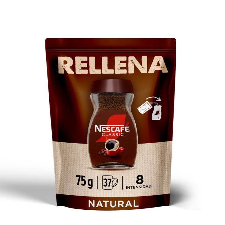 CAFE SOLUBLE NATURAL, 75G NESCAFE