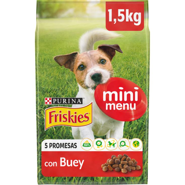 COMIDA PERRO MINI ADULTO BUEY, 1.5K FRISKIES