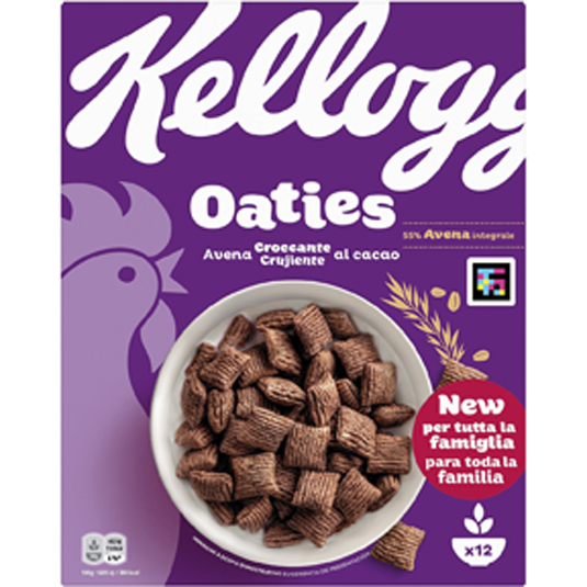 CEREALES OATIES CACAO, 360G KELLOGG'S