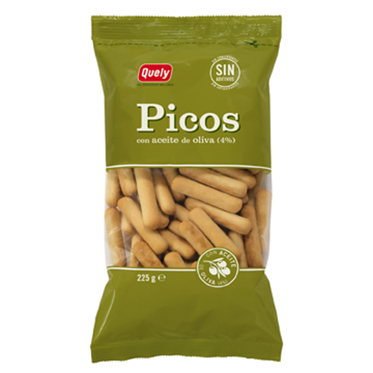 PICOS EN ACEITE DE OLIVA, 225GR QUELY