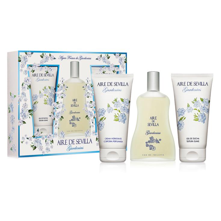 ESTUCHE AGUA FRESCA GARDENIAS, 75 ML+GEL DUCHA 75+CREMA75 AI