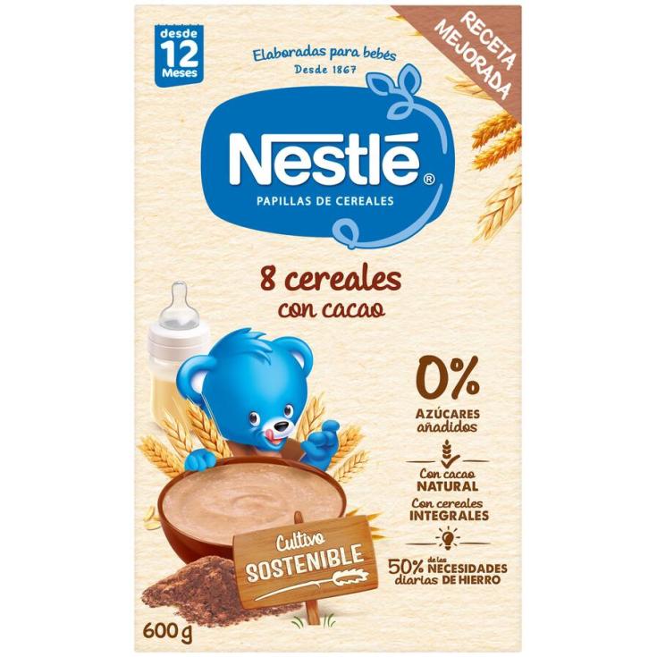 PAPILLA DE CEREALES Y CACAO, 475GR NESTLE