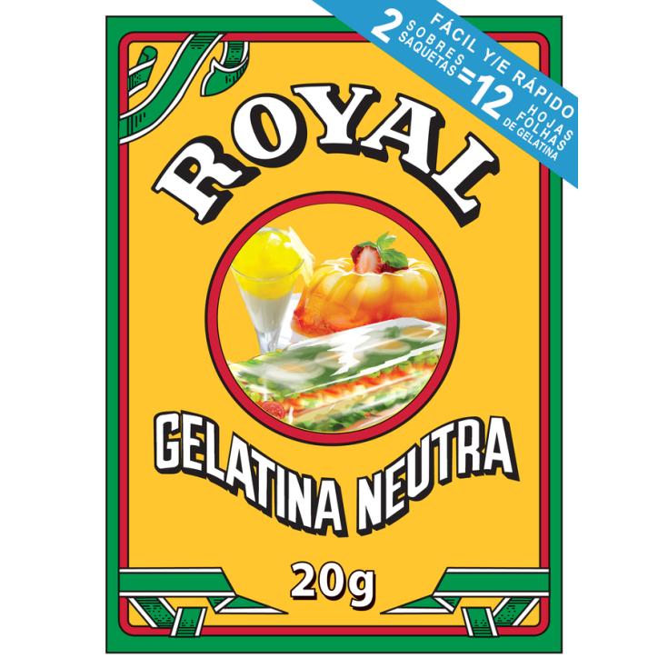 GELATINA NEUTRA, 20GR ROYAL