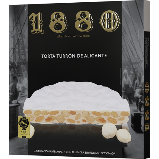 TORTA DE TURRON DE ALICANTE, 200G 1880