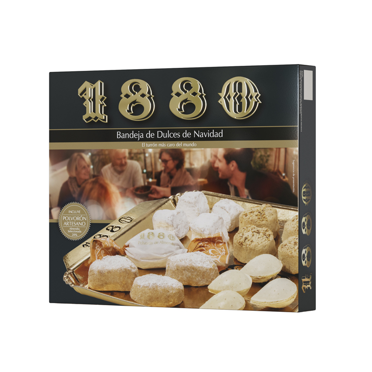 BANDEJA DE DULCES DE NAVIDAD, 270G 1880