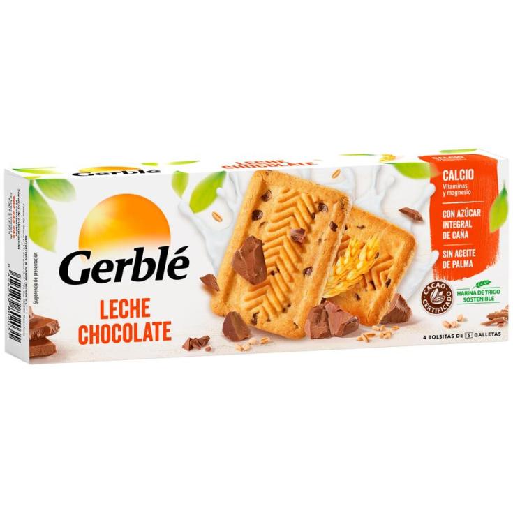 GALLETAS CON LECHE Y CHOCOLATE, 230G GERBLE