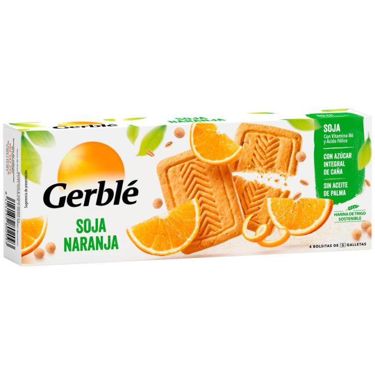 GALLETAS DE SOJA Y NARANJA, 280G GERBLE