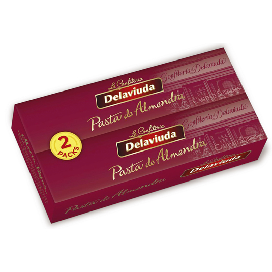 PASTA DE ALMENDRA, 2X100G DELAVIUDA