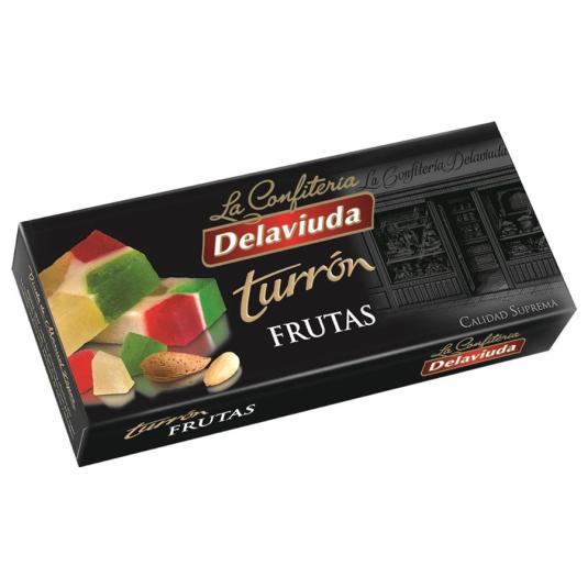 TURRON DE FRUTAS, 250G DELAVIUDA